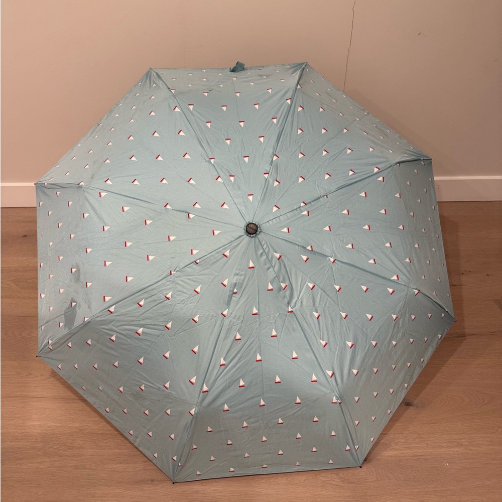 3/$30 Miniso UV Blocking Umbrella Blue Sailboat